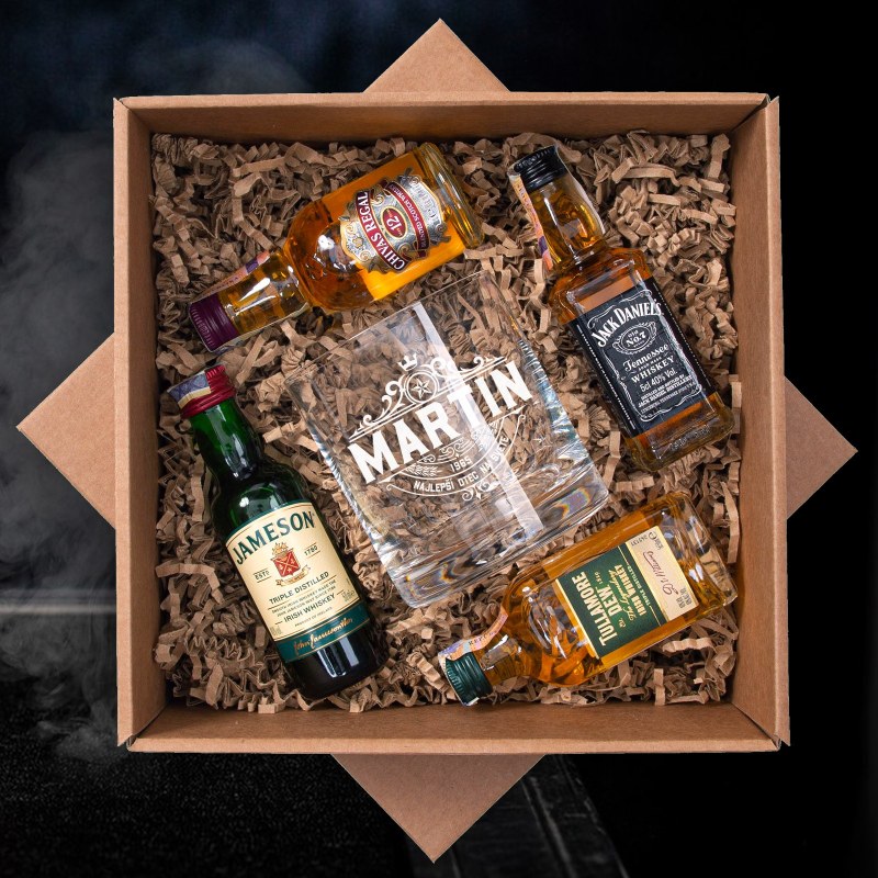 Whisky BOX pohár & minies