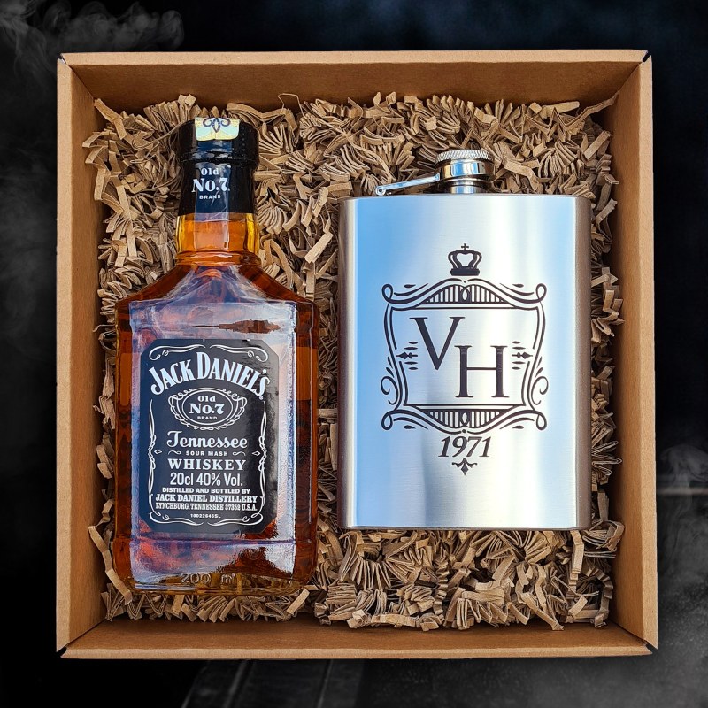 Whisky BOX ploskačka & Jack