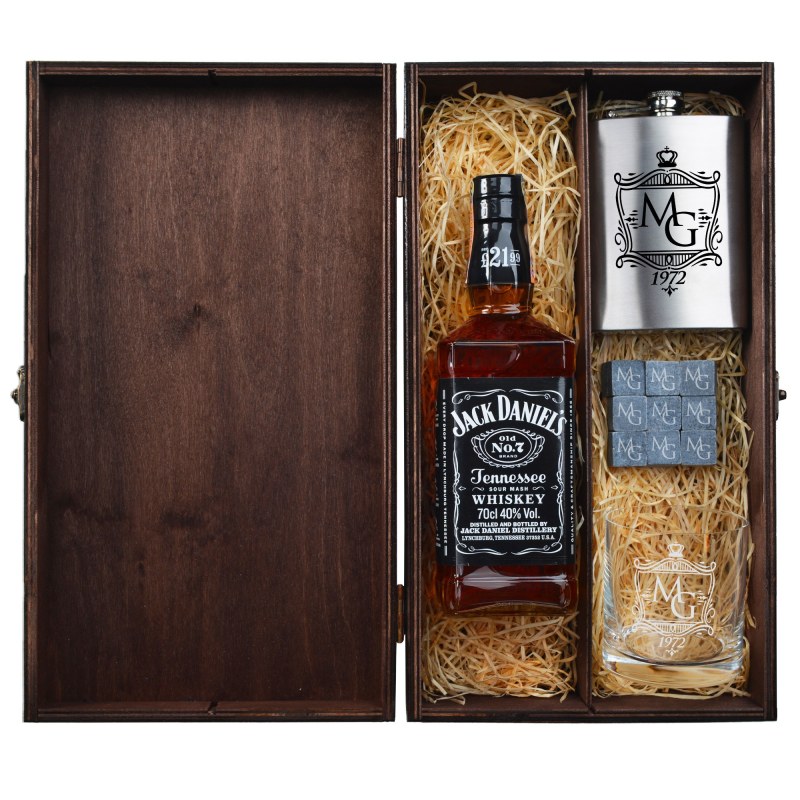 Men's Box Stones & Flask